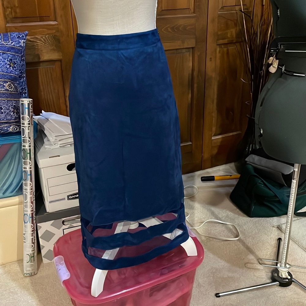 LOH Maxi Skirt Navy Blue. Size XL